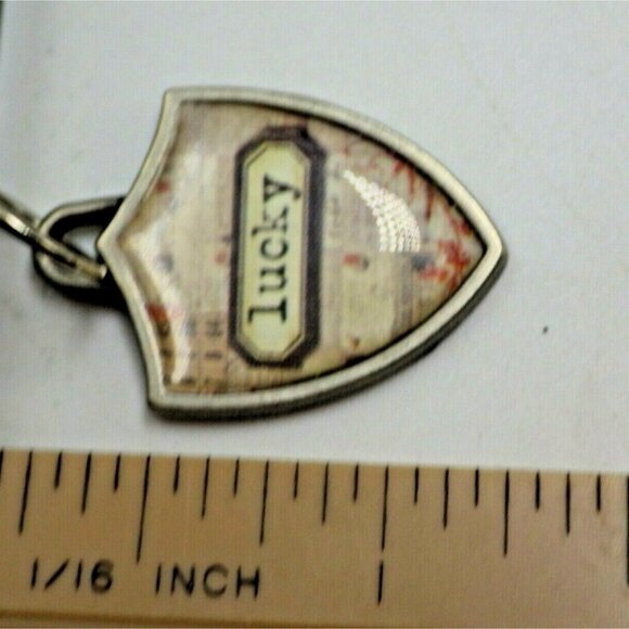 Shield Shaped Lucky Pendant Necklace - Picture 4 of 7